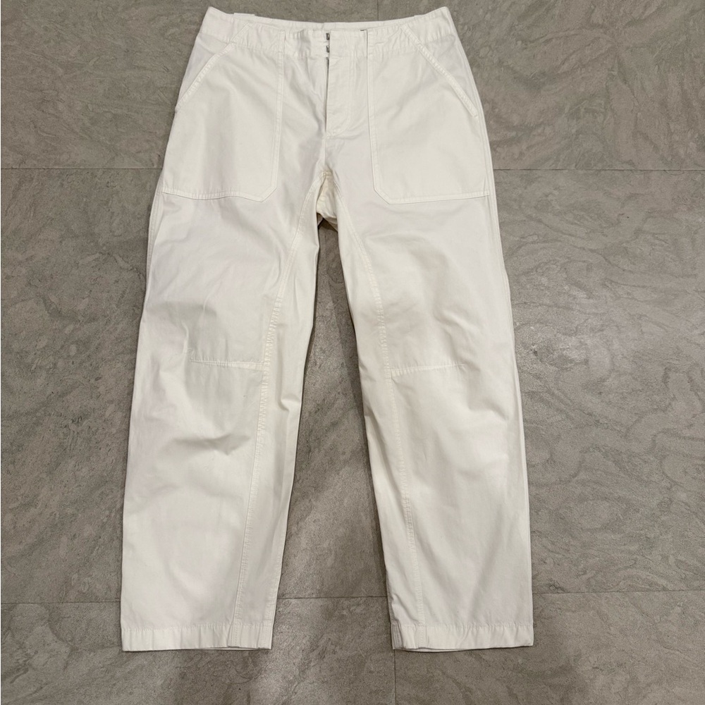 rag & bone Women's Cream Wide Leg Pants